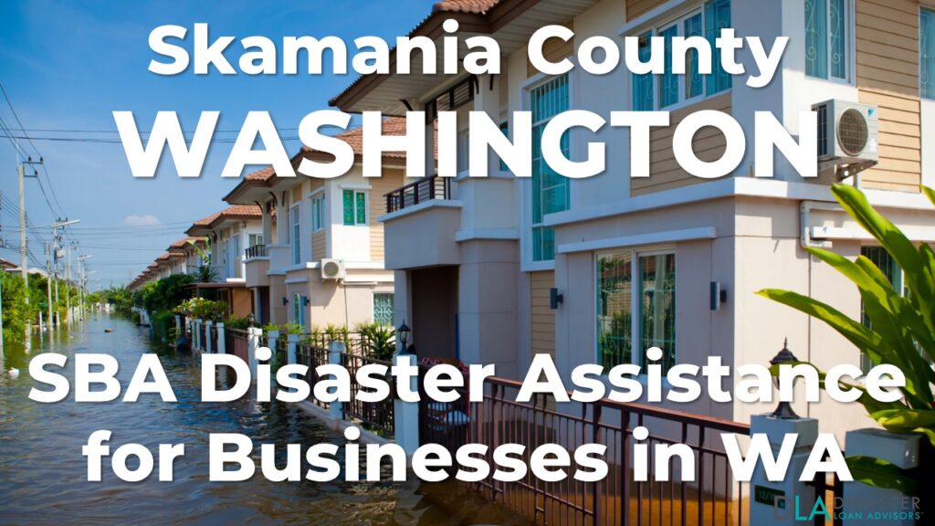 Skamania County Washington SBA Disaster Loan Relief for Severe Winter Storms, Snowstorms, Straight-line Winds, Flooding, Landslides, and Mudslides WA-00104