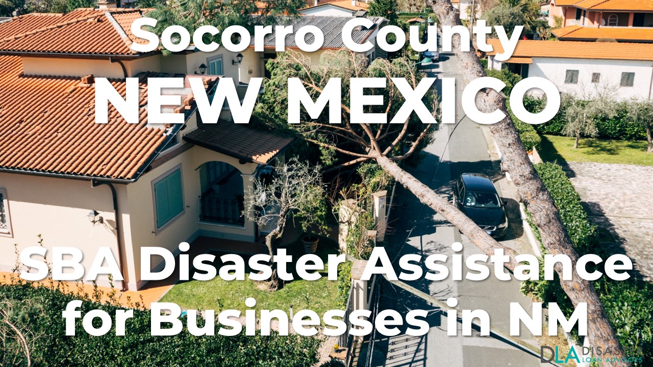 Socorro County New Mexico SBA Disaster Loan Relief for Wildfires and Straight-line Winds NM-00080