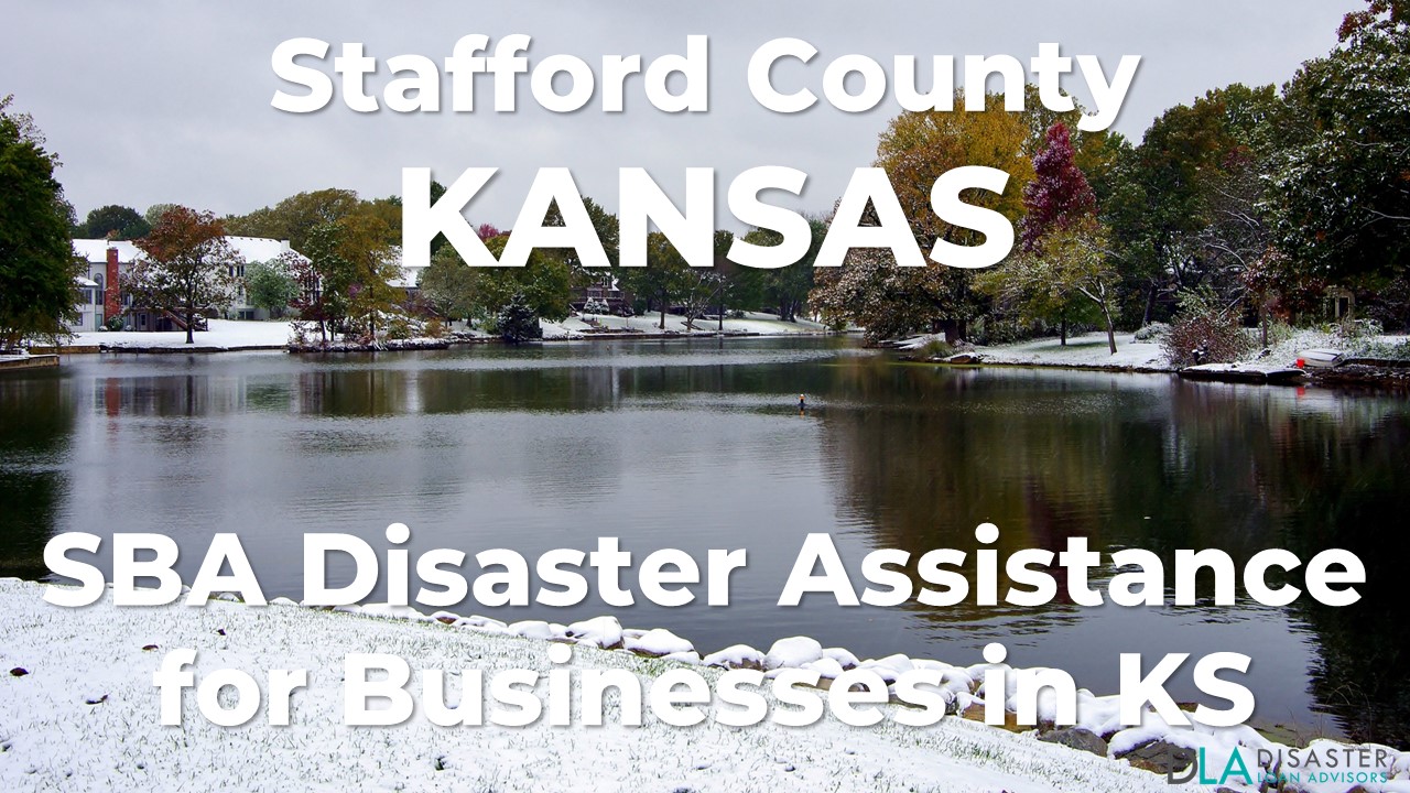 Stafford County Kansas SBA Disaster Loan Relief for Severe Winter