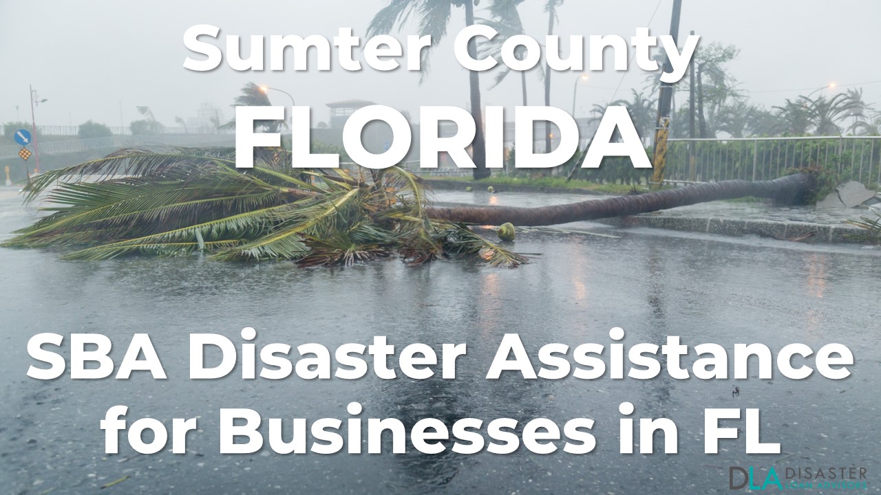 Sumter County Florida SBA Disaster Loan Relief for Tornado FL-00173