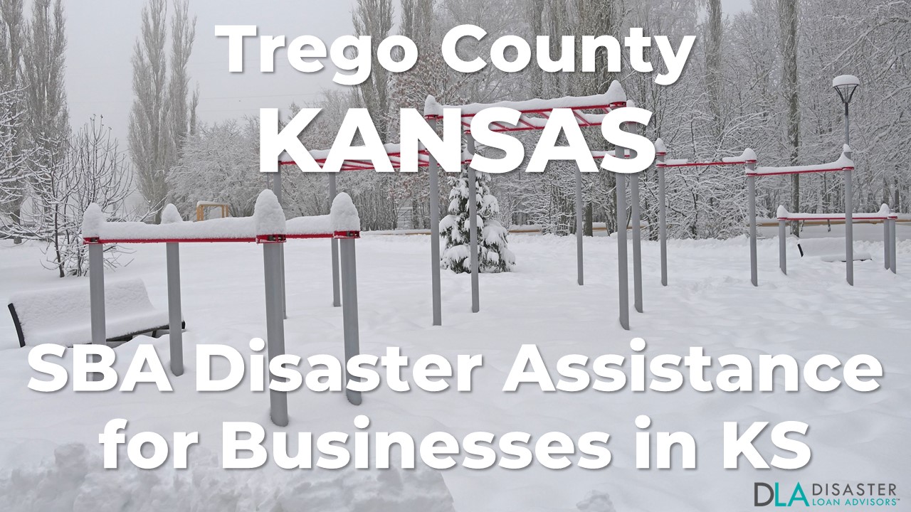 Trego County Kansas SBA Disaster Loan Relief for Severe Winter Storms