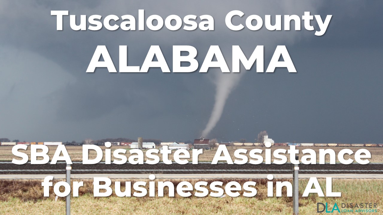 Tuscaloosa County Alabama SBA Disaster Loan Relief for Tornado AL-00126
