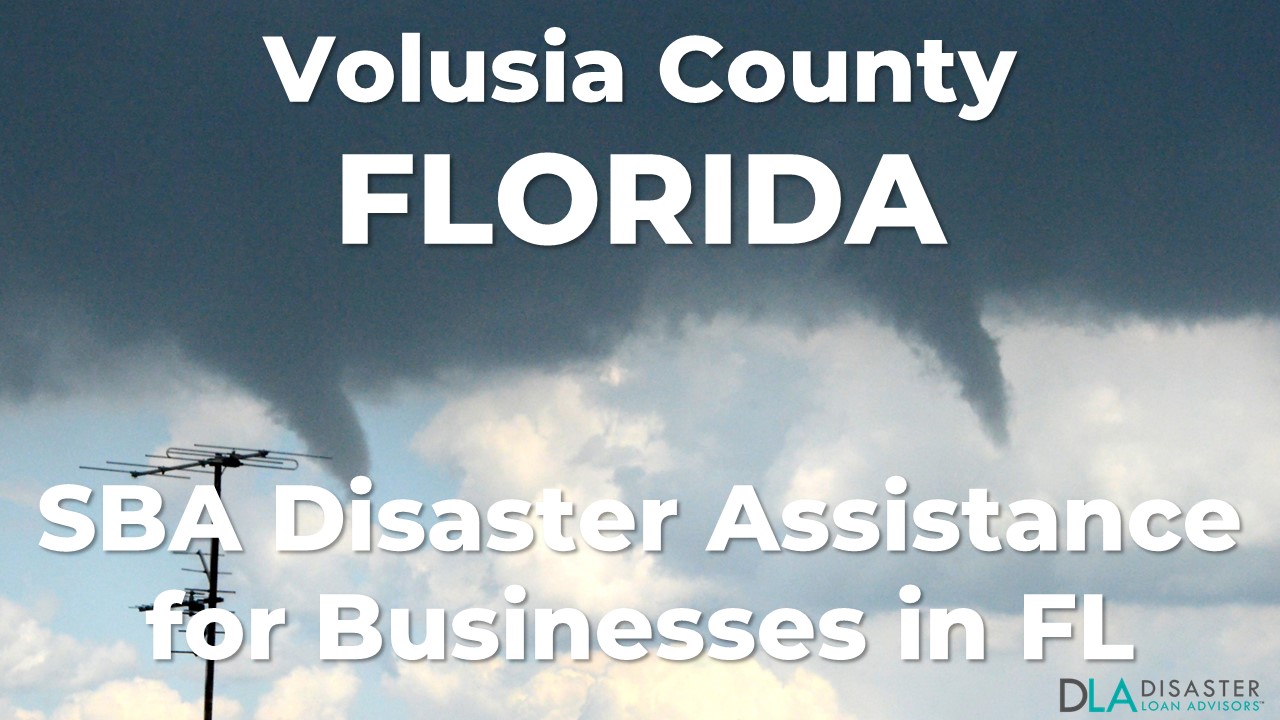 Volusia County Florida SBA Disaster Loan Relief for Tornado FL-00173