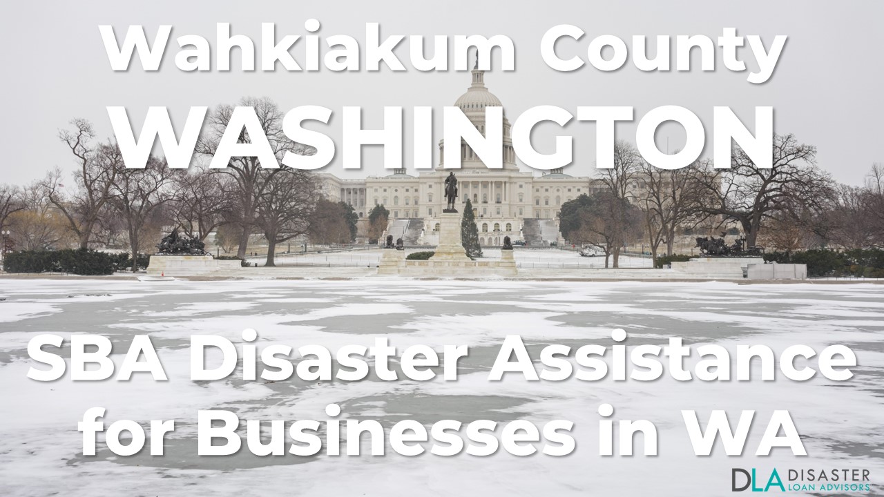 Wahkiakum County Washington SBA Disaster Loan Relief for Winter Weather and Flooding WA-00103