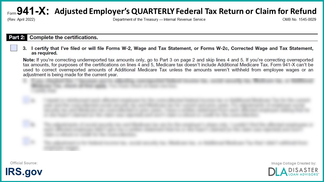 941-X: 3. Filing Forms W-2 or Forms W-2c, Form Instructions