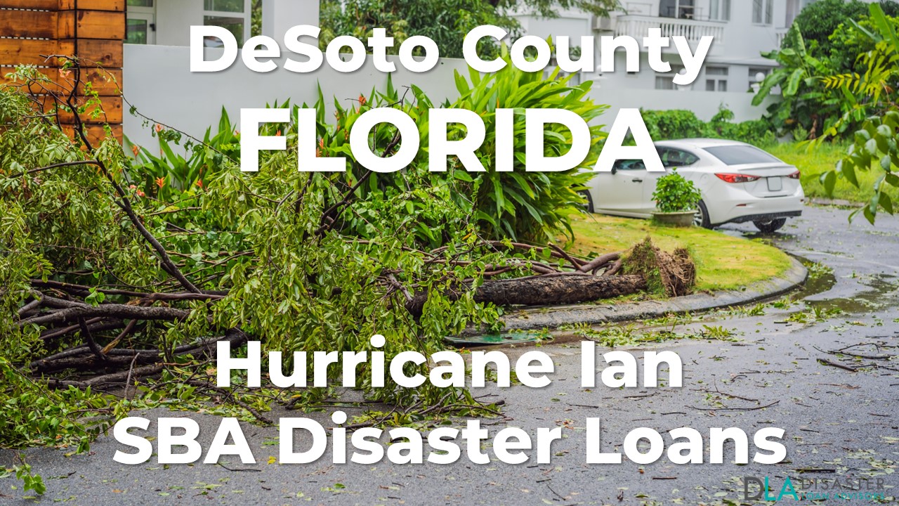 DeSoto County Florida Hurricane Ian SBA Disaster Loan Relief for FL-00178