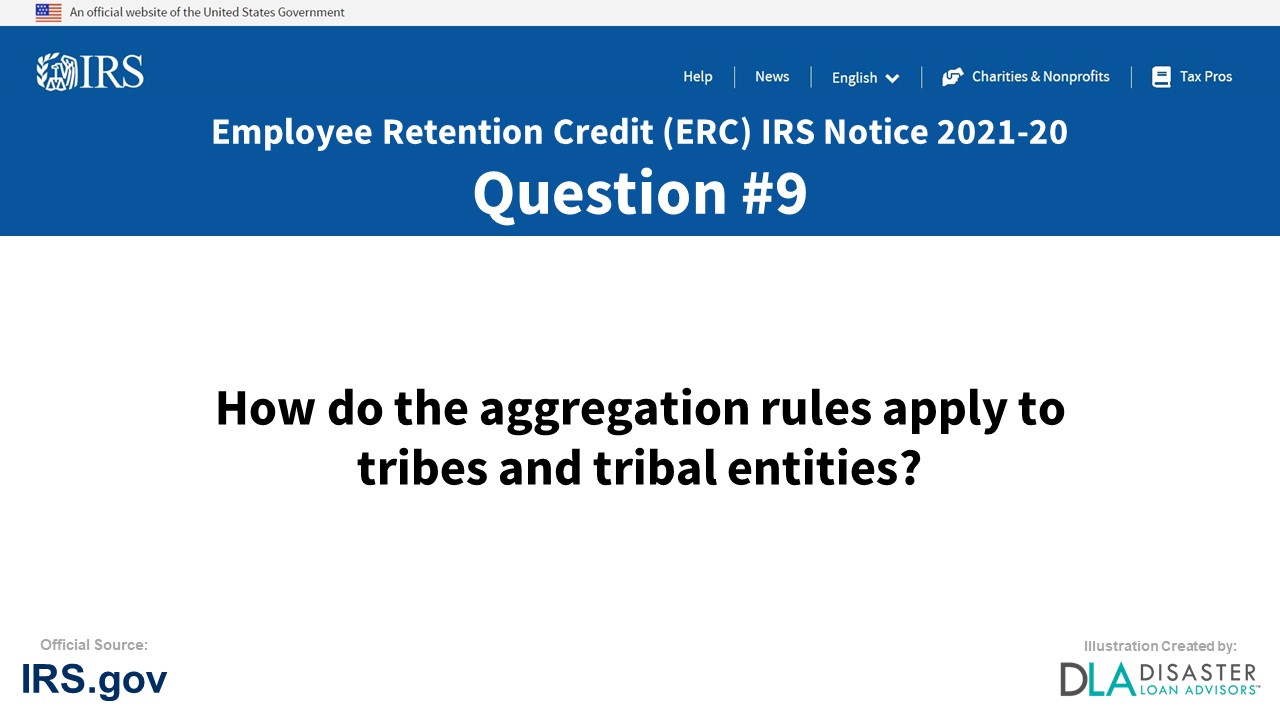 Erc-irs-9-how-do-the-aggregation-rules-apply-to-tribes-and-tribal-entities