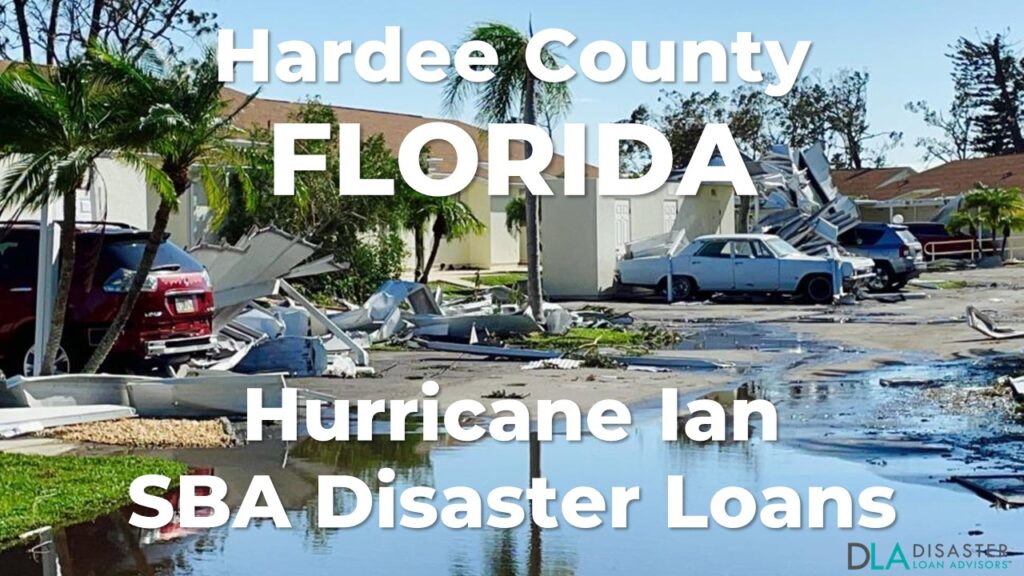 Hardee County Florida Hurricane Ian SBA Disaster Loan Relief for FL-00178